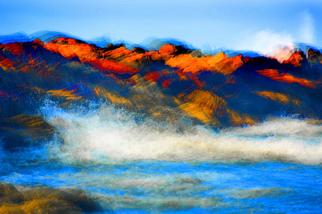 Surf at the North Jetty