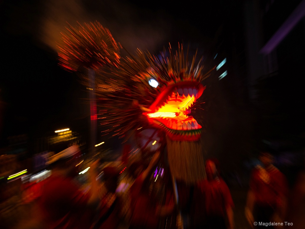 Fire Dragon Series - Zooming into the Fire  - ID: 15675532 © Magdalene Teo