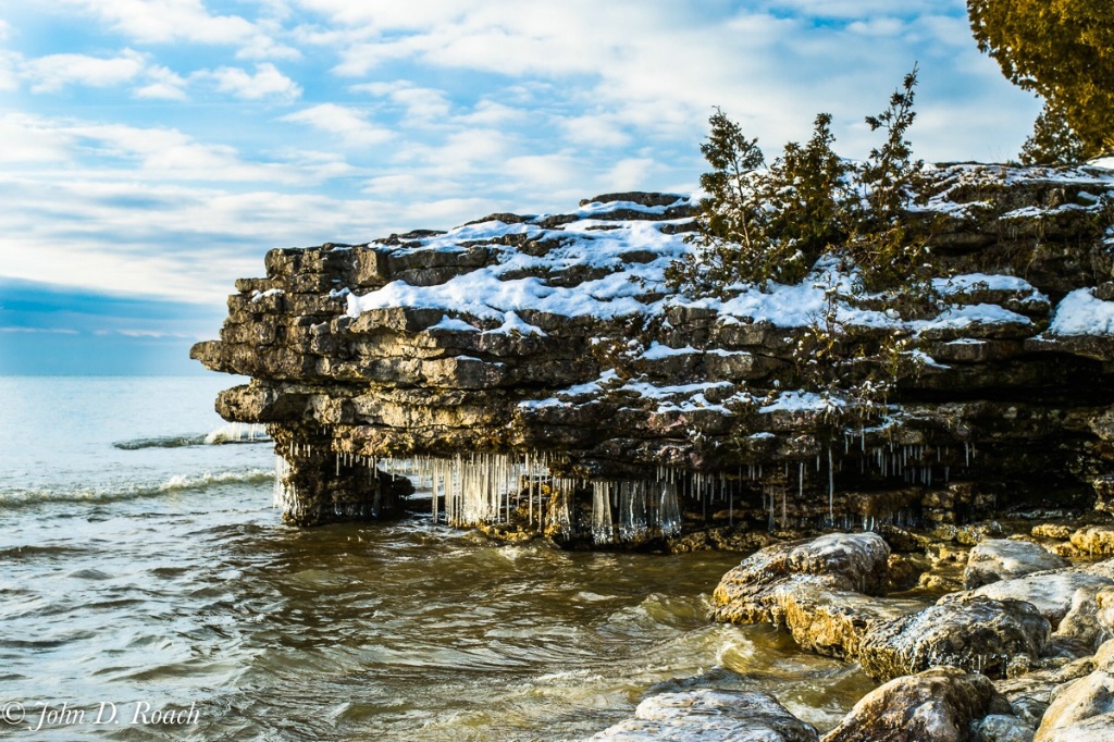 Cave Point on Lake Michigan-1 - ID: 15676783 © John D. Roach