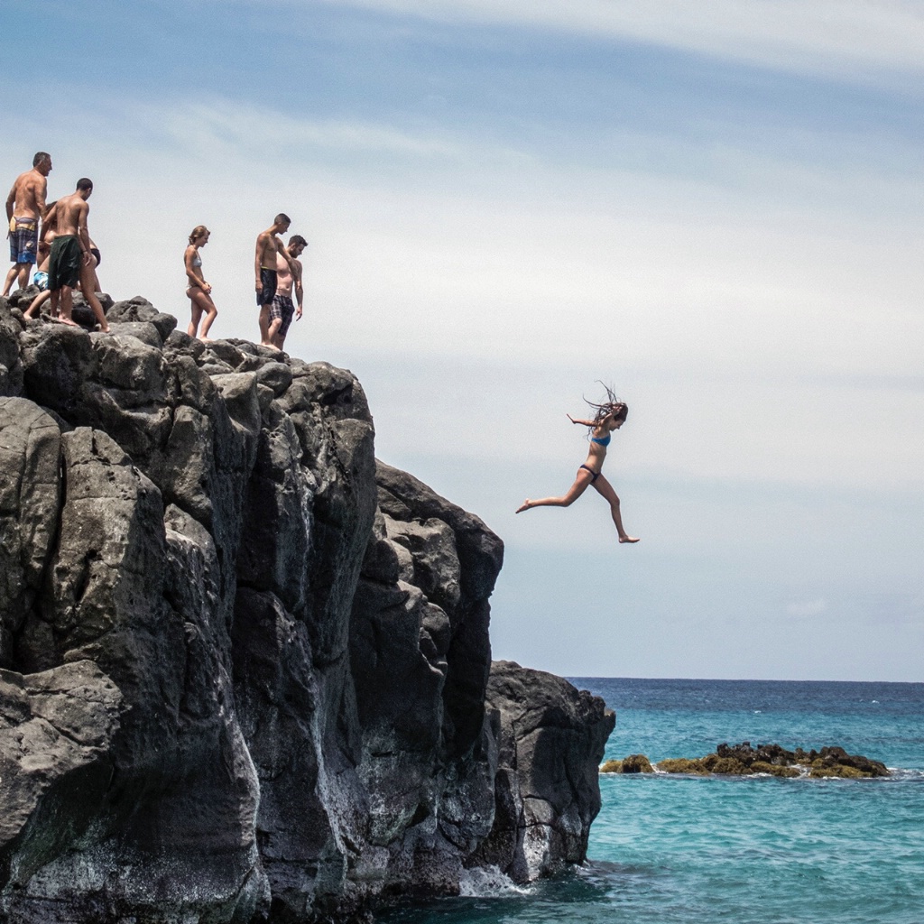 Leaping Girl - ID: 15677095 © Karen J. Glenn