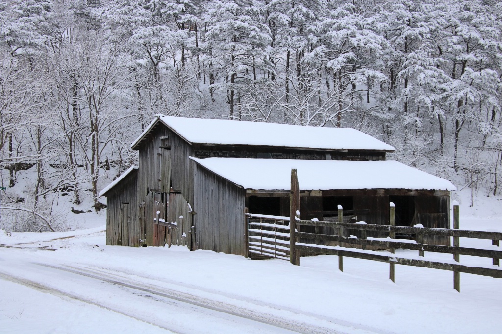 Winter Barn