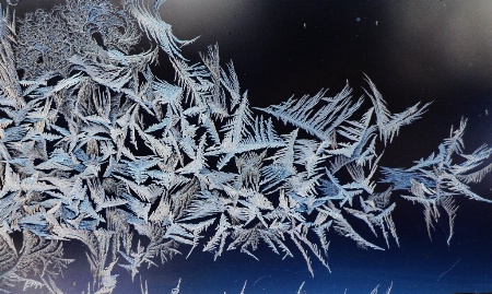 Window Ice Crystals Galore!