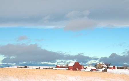Red Ranch in Winter