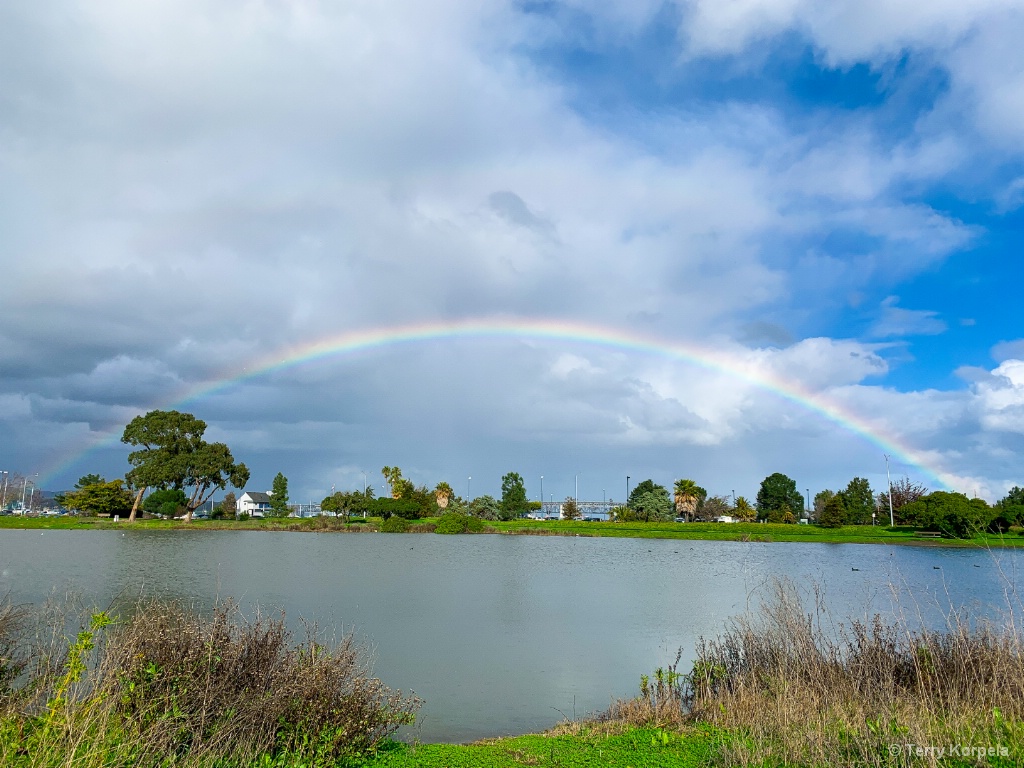 Rainbow over Martinez, California  - ID: 15678678 © Terry Korpela