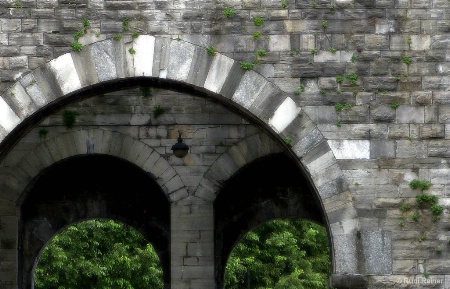 Arches in Como, Italy