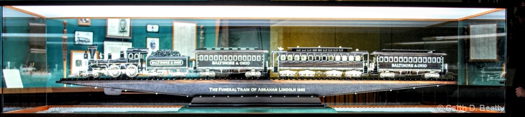 Handcarved Lincoln Burial Train