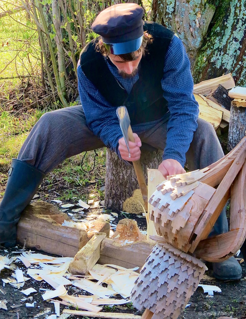 Shingle Artisan at work