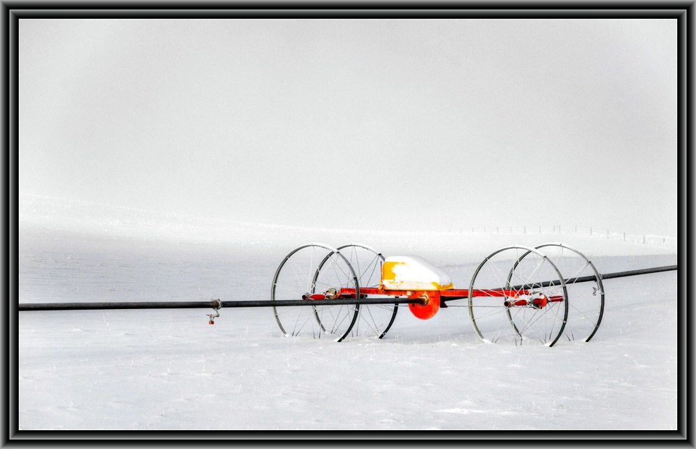 Irrigation Equipment in Winter  