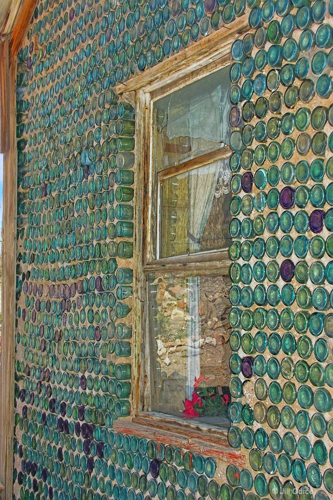 Bottle House Window
