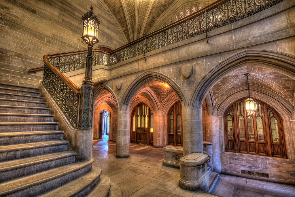 Seminary Stairs and Arches