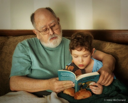 Reading and Snuggling