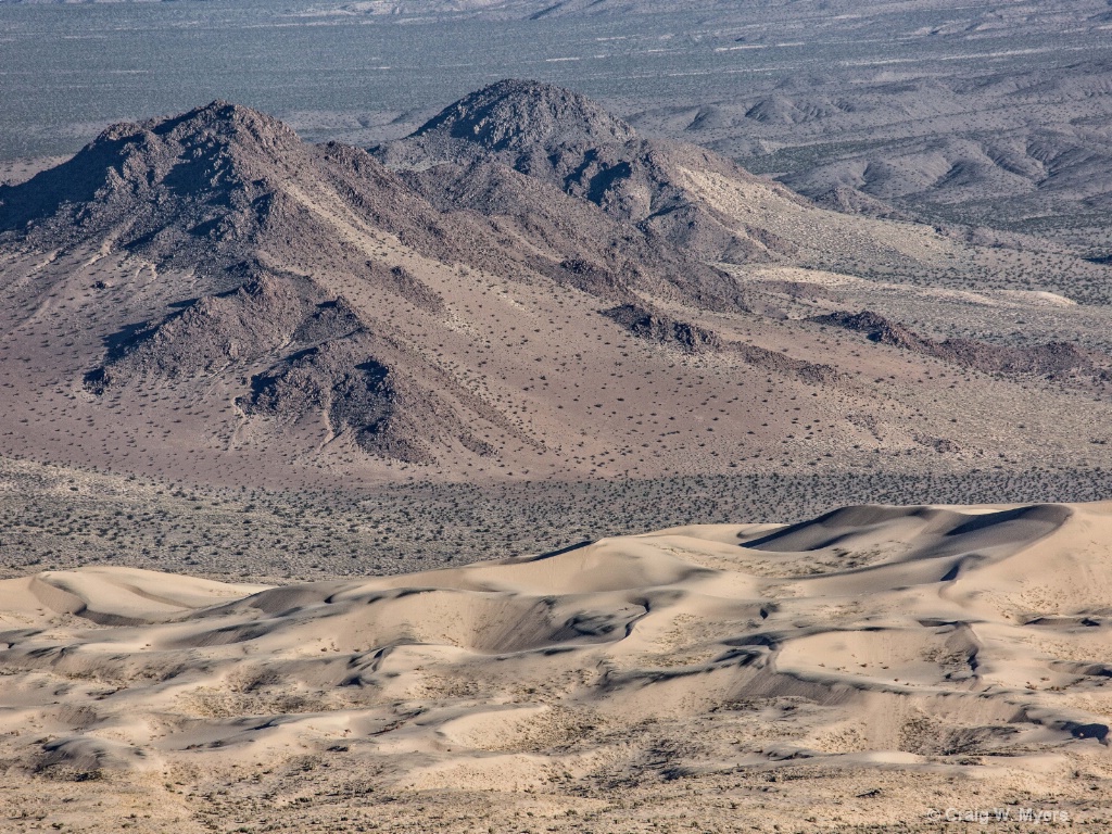 Dune field & Mountains