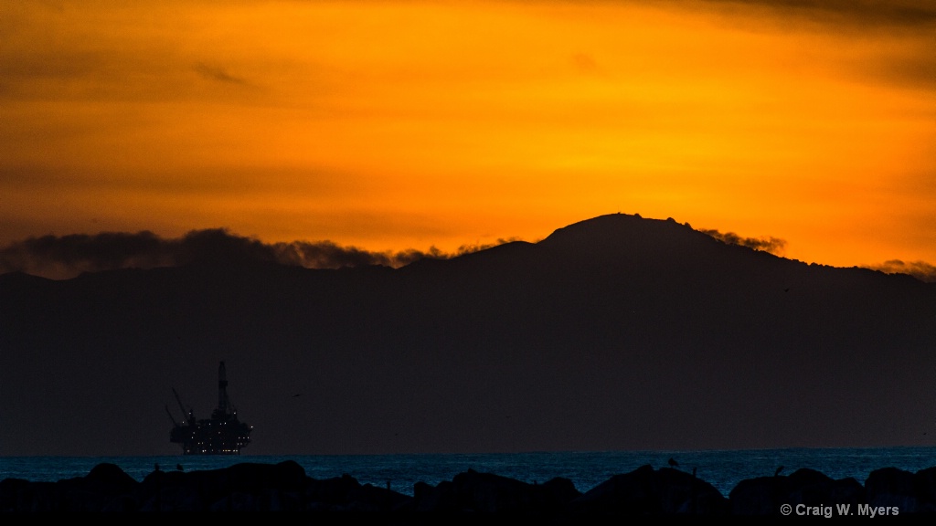 Santa Barbara Channel Sunset