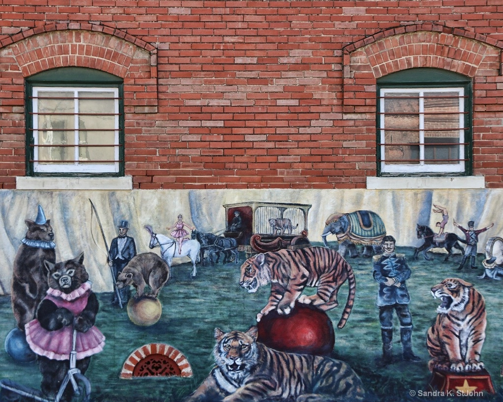 Circus Mural: The Tigers and Bears