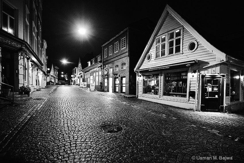 Bergen at Midnight