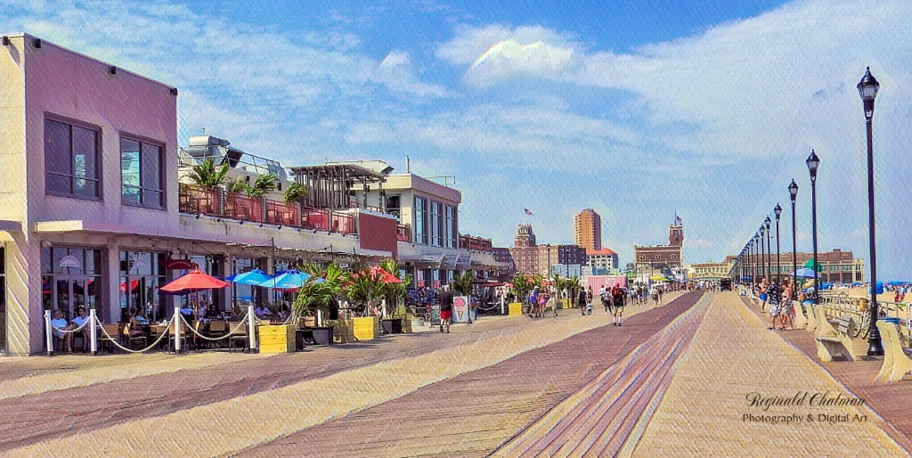 Asbury Park Beach Boardwalk