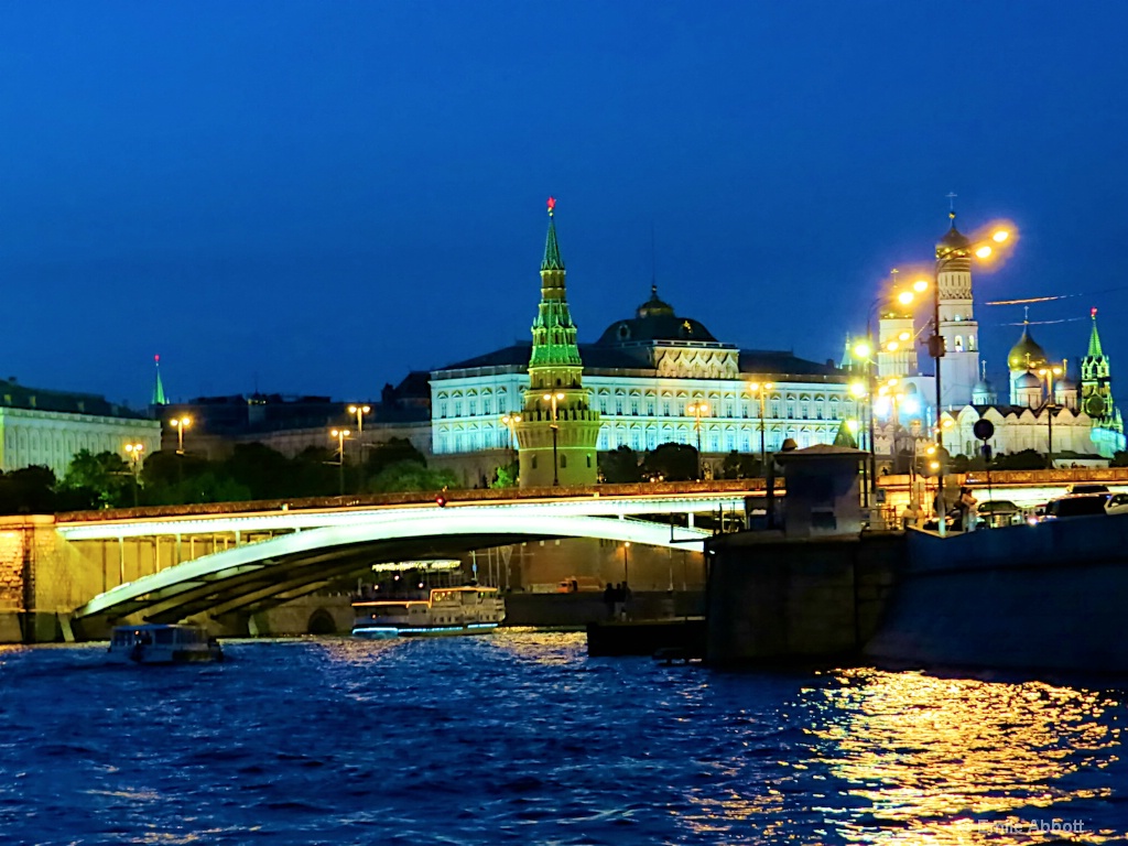 Moscow at night