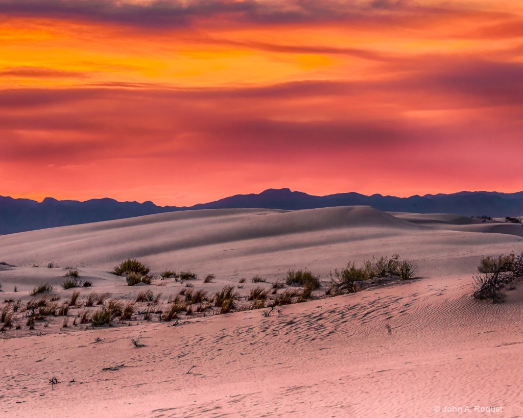 White Sands Sunset