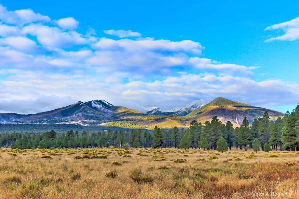 San Francisco Peaks in the Morning