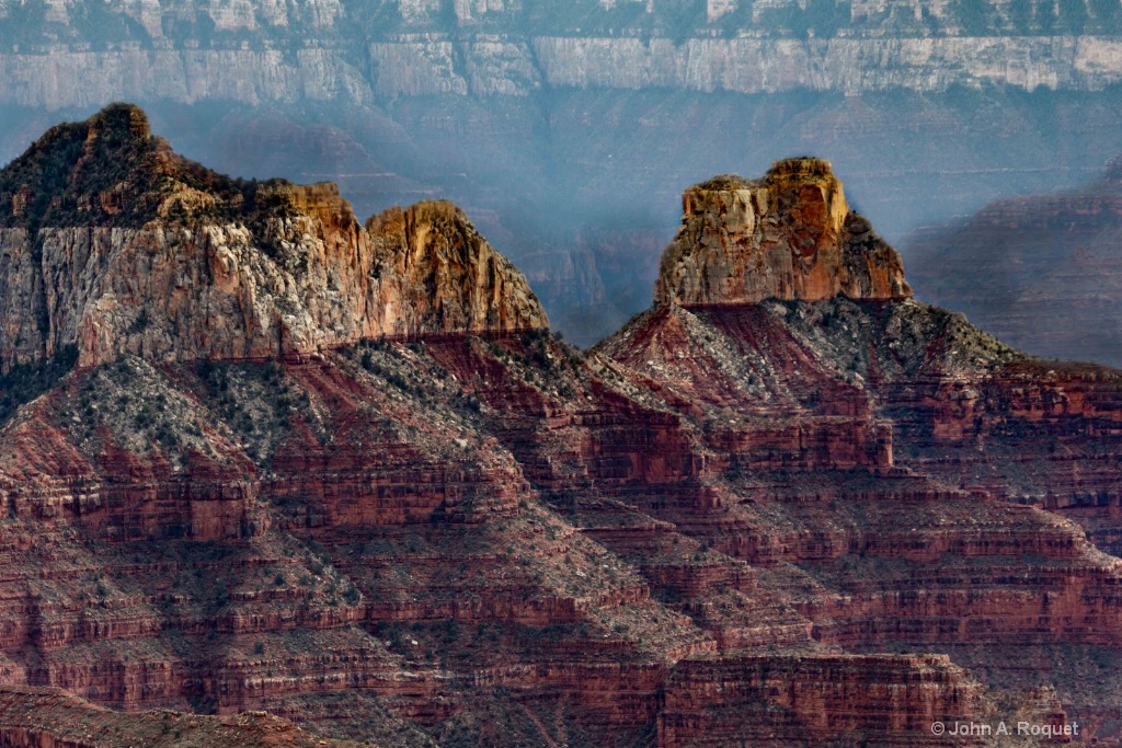 A Hazy North Rim View - ID: 15709533 © John A. Roquet