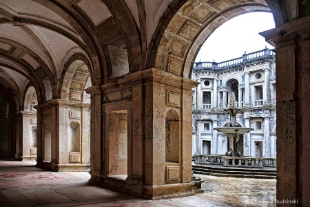 Cloister in Tomar