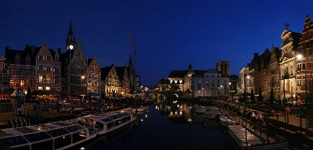 Ghent at night