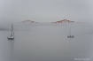 Bridge in fog 