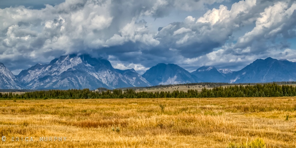 Clouds Over the Grand Tetons - ID: 15717775 © Erica Murphy