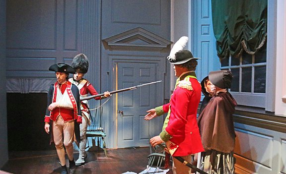 RWM4 Diorama - Redcoat  Capture Independence Hall