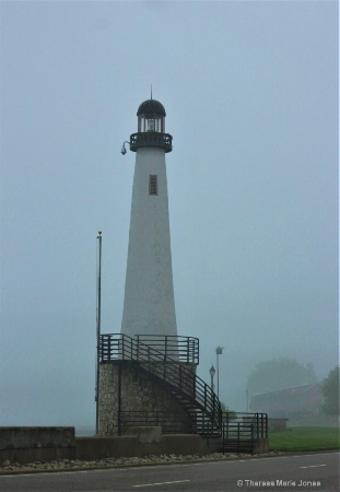 Foggy Celina Lighthouse