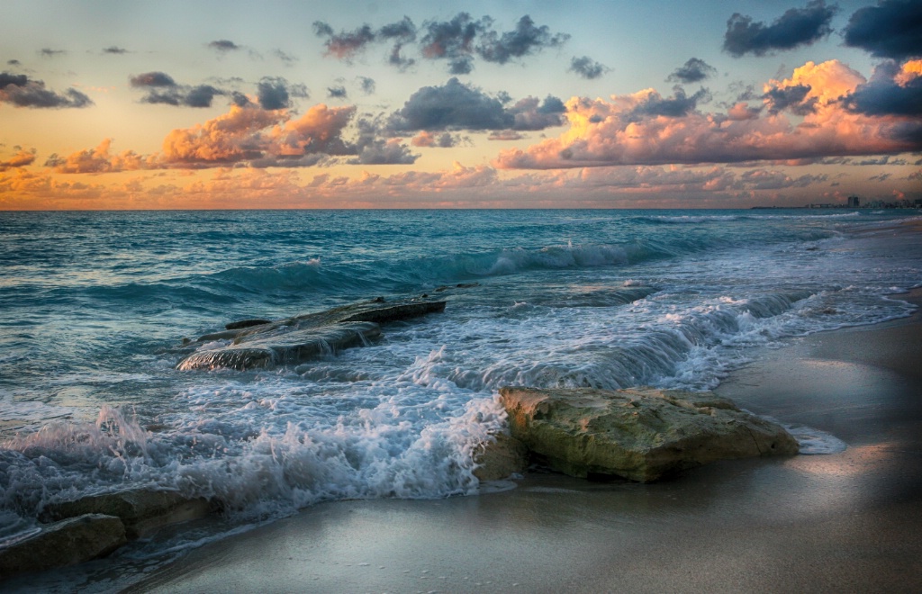 Sunrise on the Yucatan Peninsula 