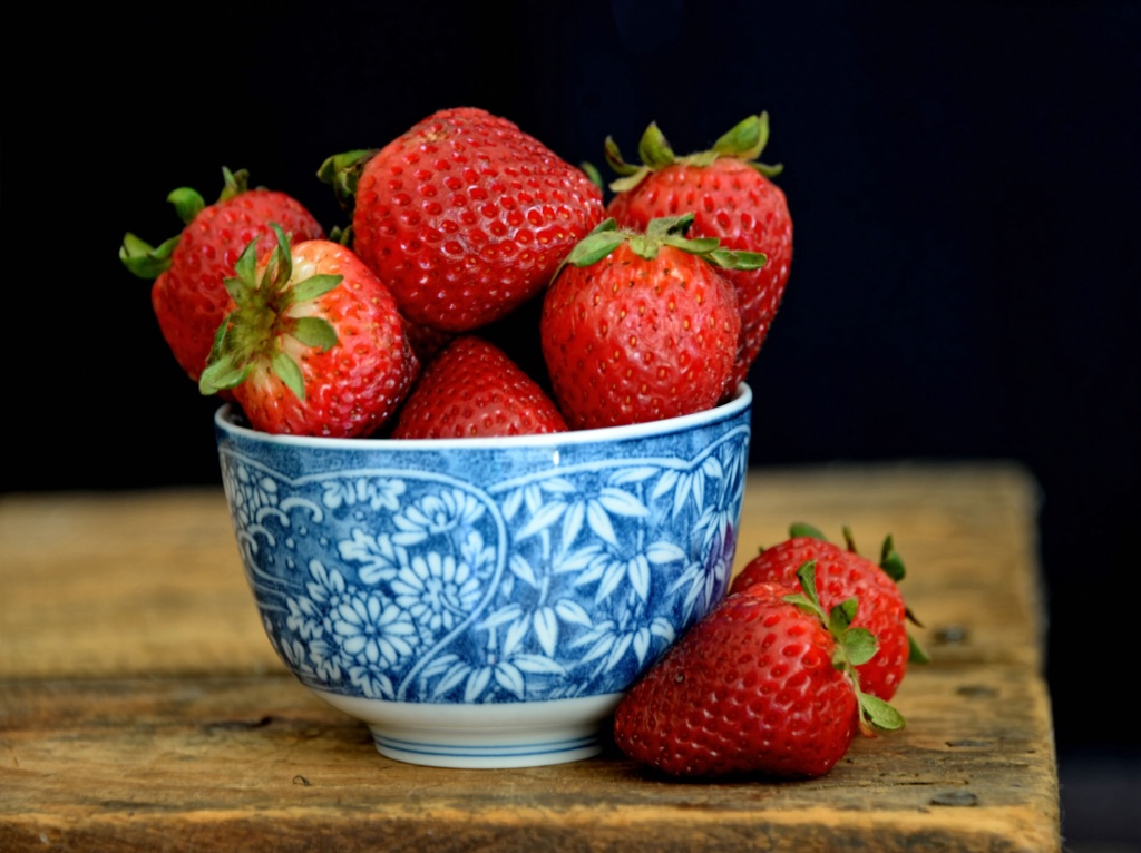 Stawberries In a Bowl
