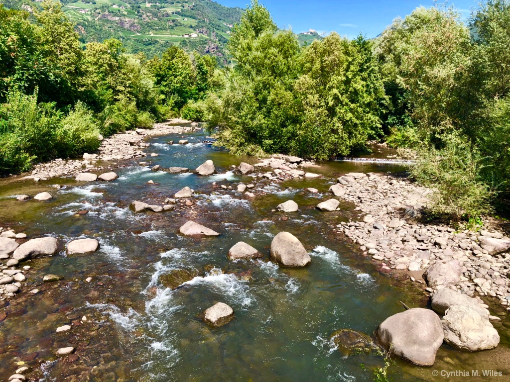 Stones in the Creek, Bolzano, Italy