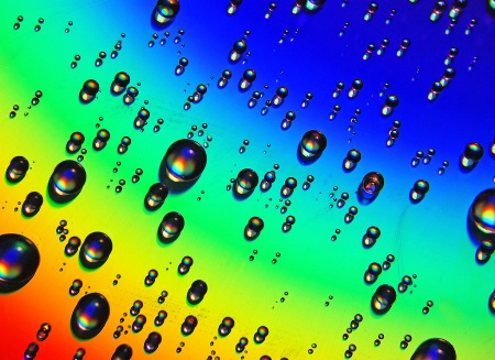 Cd Water Droplets