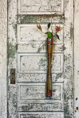 Flowers on a Door