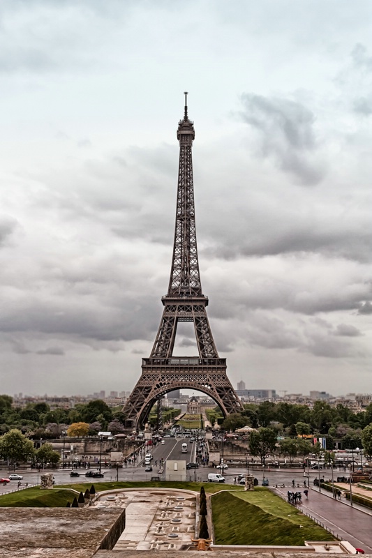 Clouds Over The Eiffel Tower