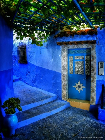 ~ ~ A BLUE DOOR IN CHEFCHAOUEN ~ ~