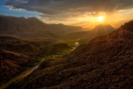 Sunset Over Big Bend