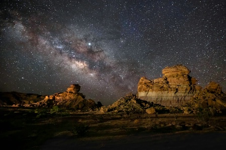 Hoodoos of Big Bend NP Under The Milky Way 