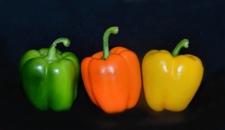 Tri Colored Bell Peppers
