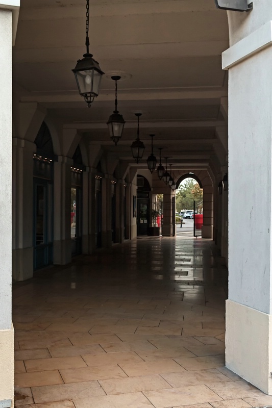 Corridor Through A Building